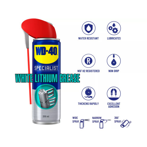 Белая Литиевая Смазка - WD-40 SPECIALIST 250мл, 12шт.