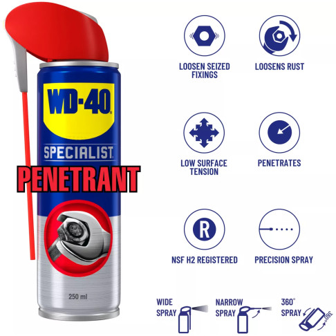 WD-40 SPECIALIST Penetrant 250мл, 12pcs.
