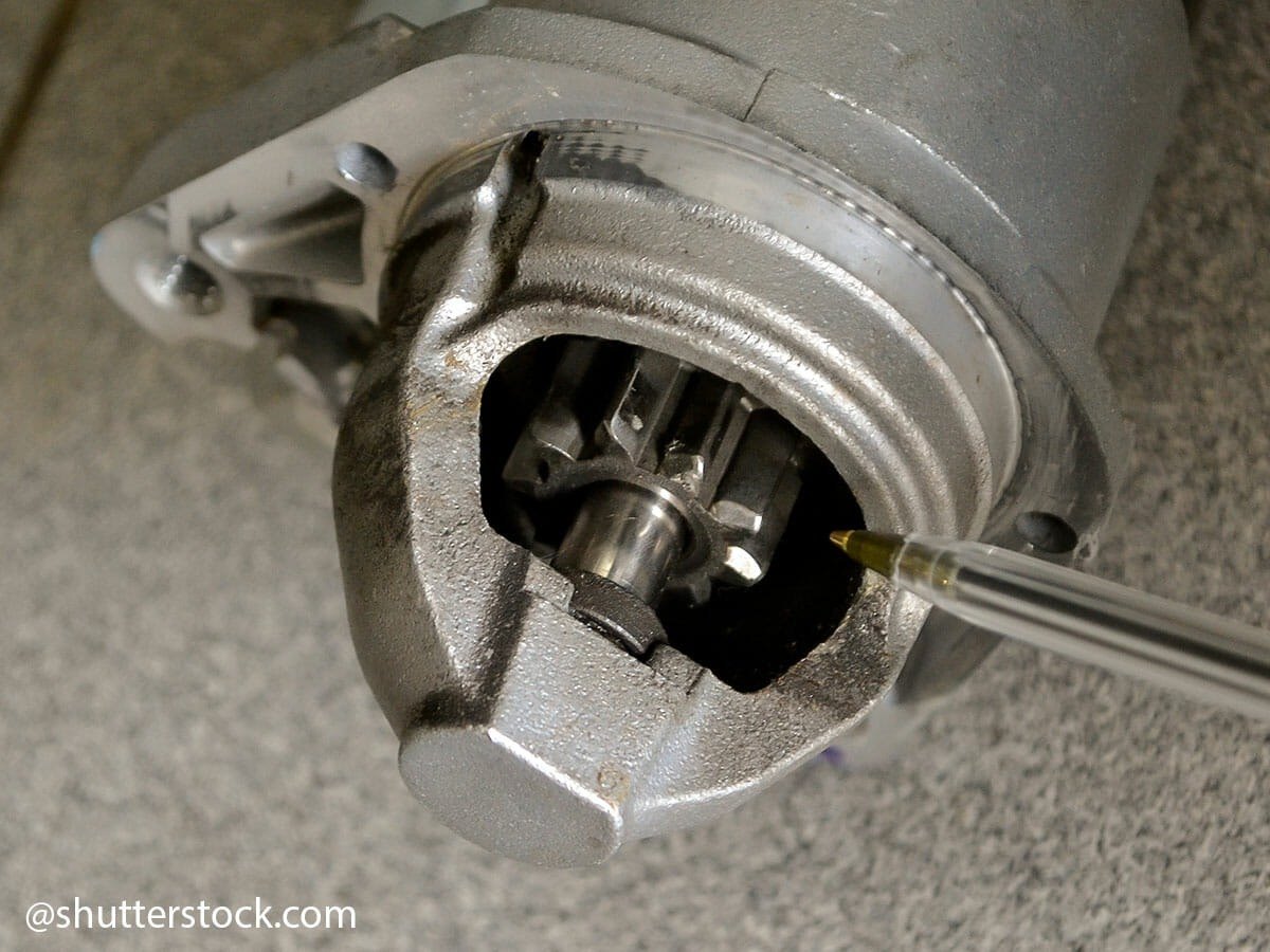 Test the starter before replacing it