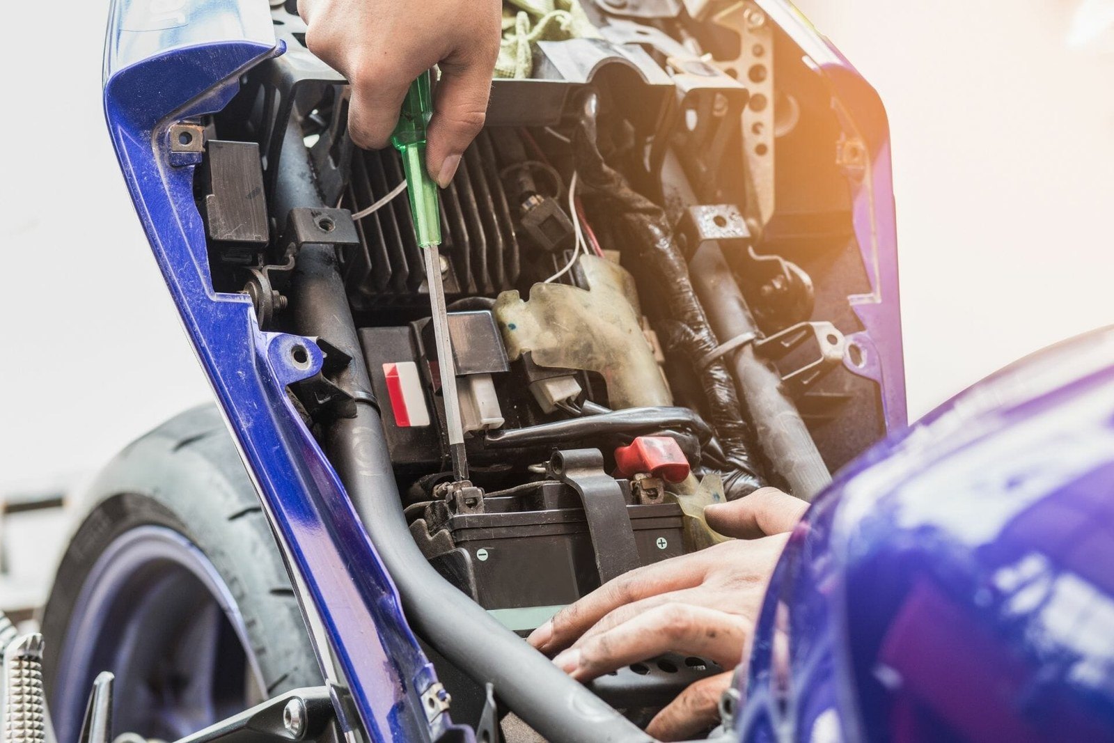 How to Change a Motorcycle Battery
