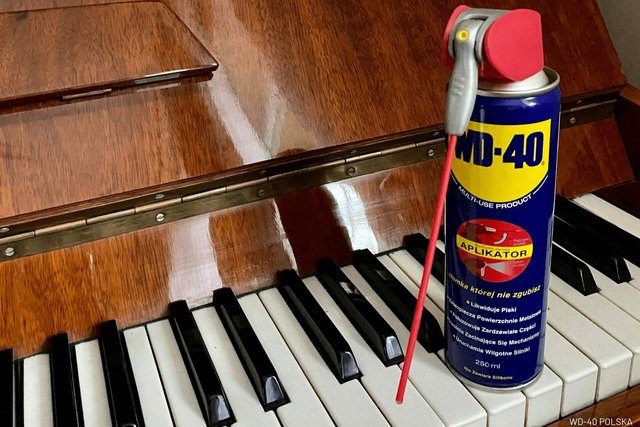 How to clean a piano: keys and lid hinges