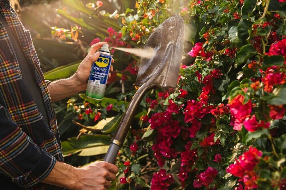 Wash off dirt and remove rust