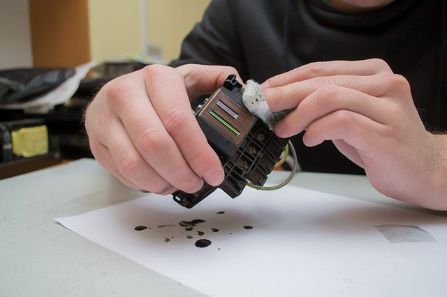 How to clean printer print heads