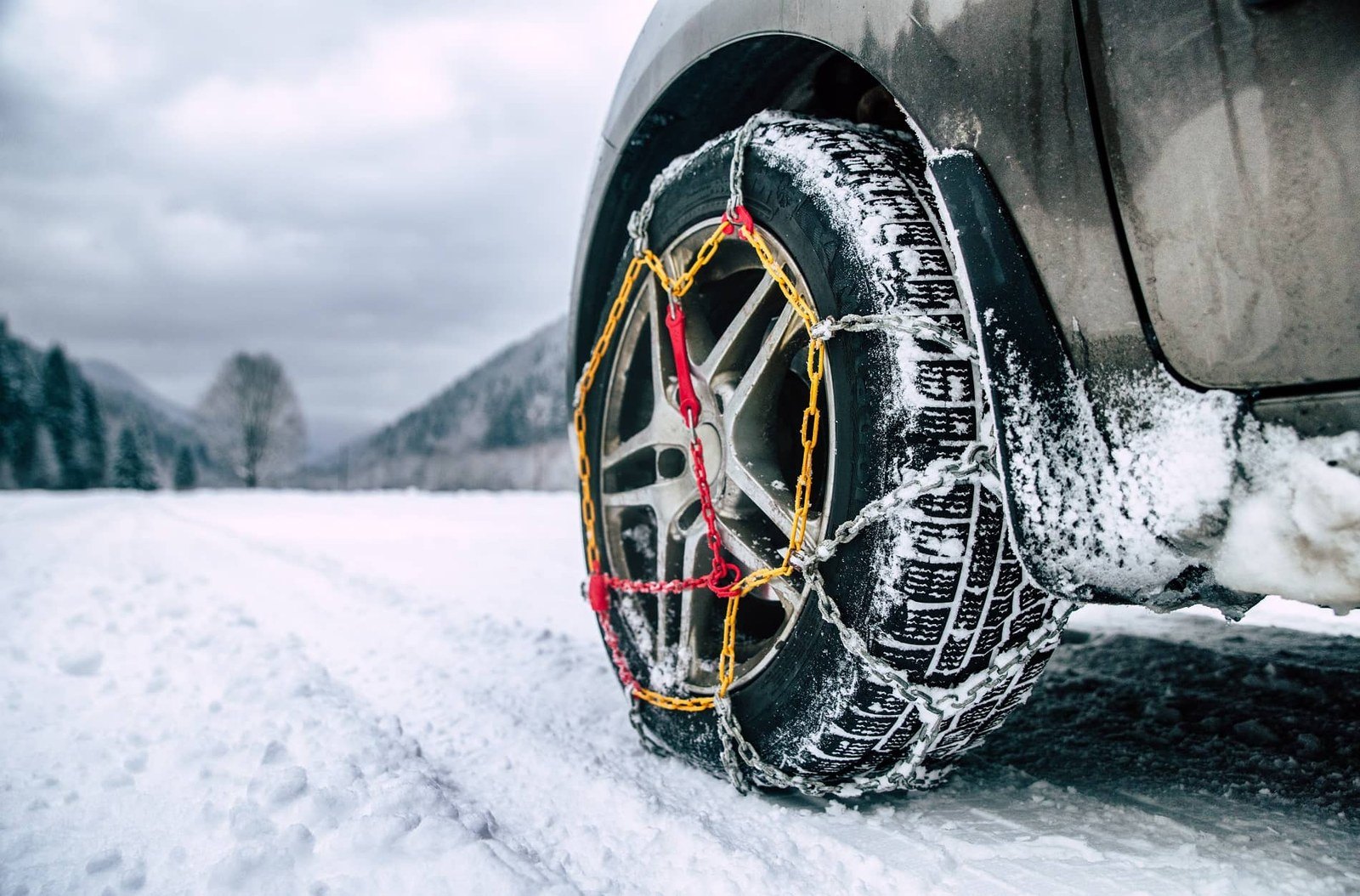How to fit snow chains