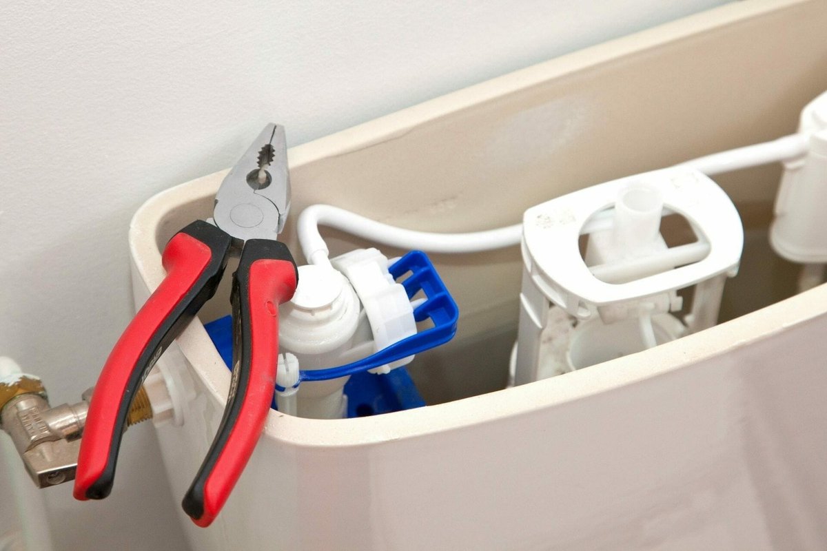 Disconnect the supply and remove the cistern