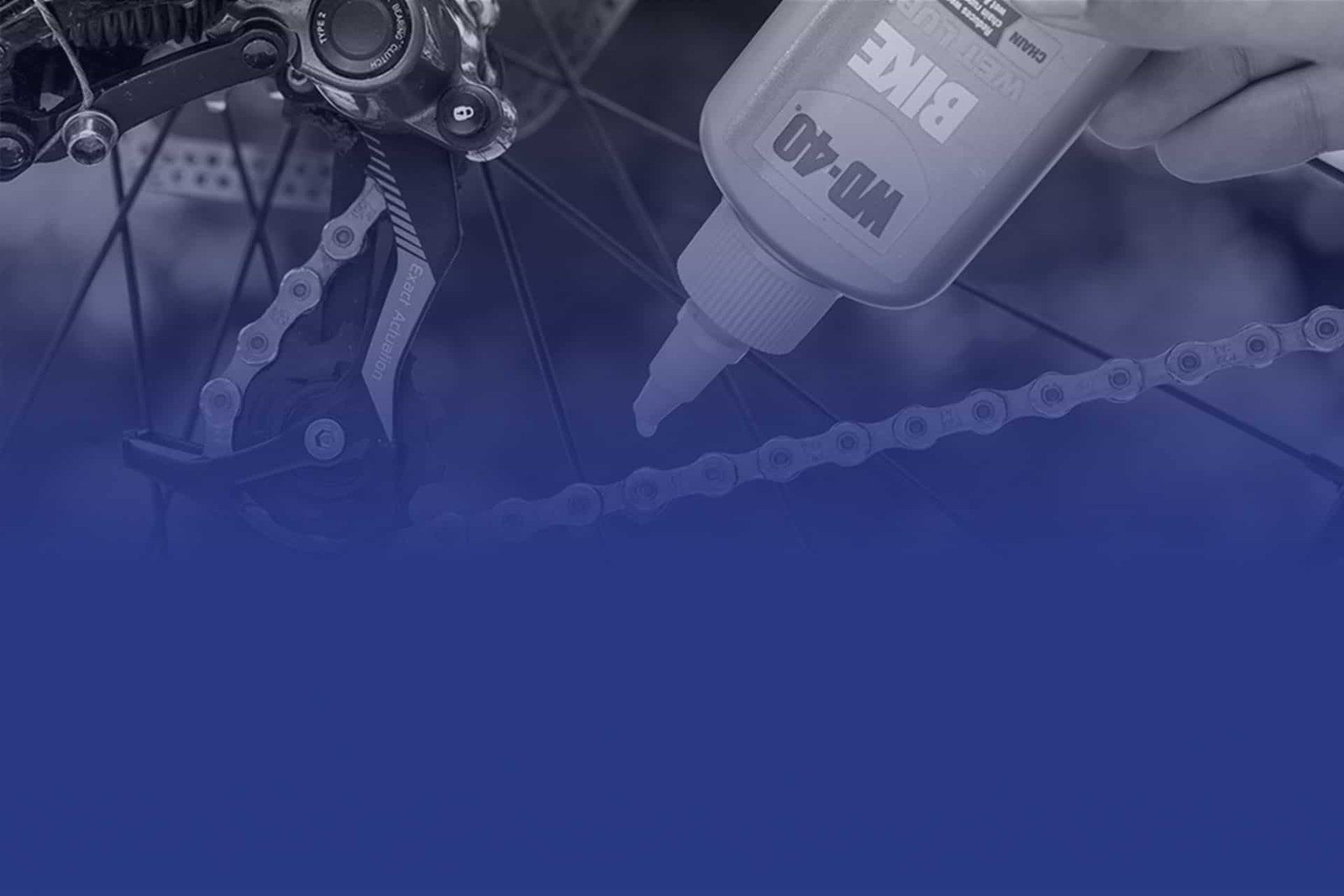 How to lubricate a bike chain in dry weather