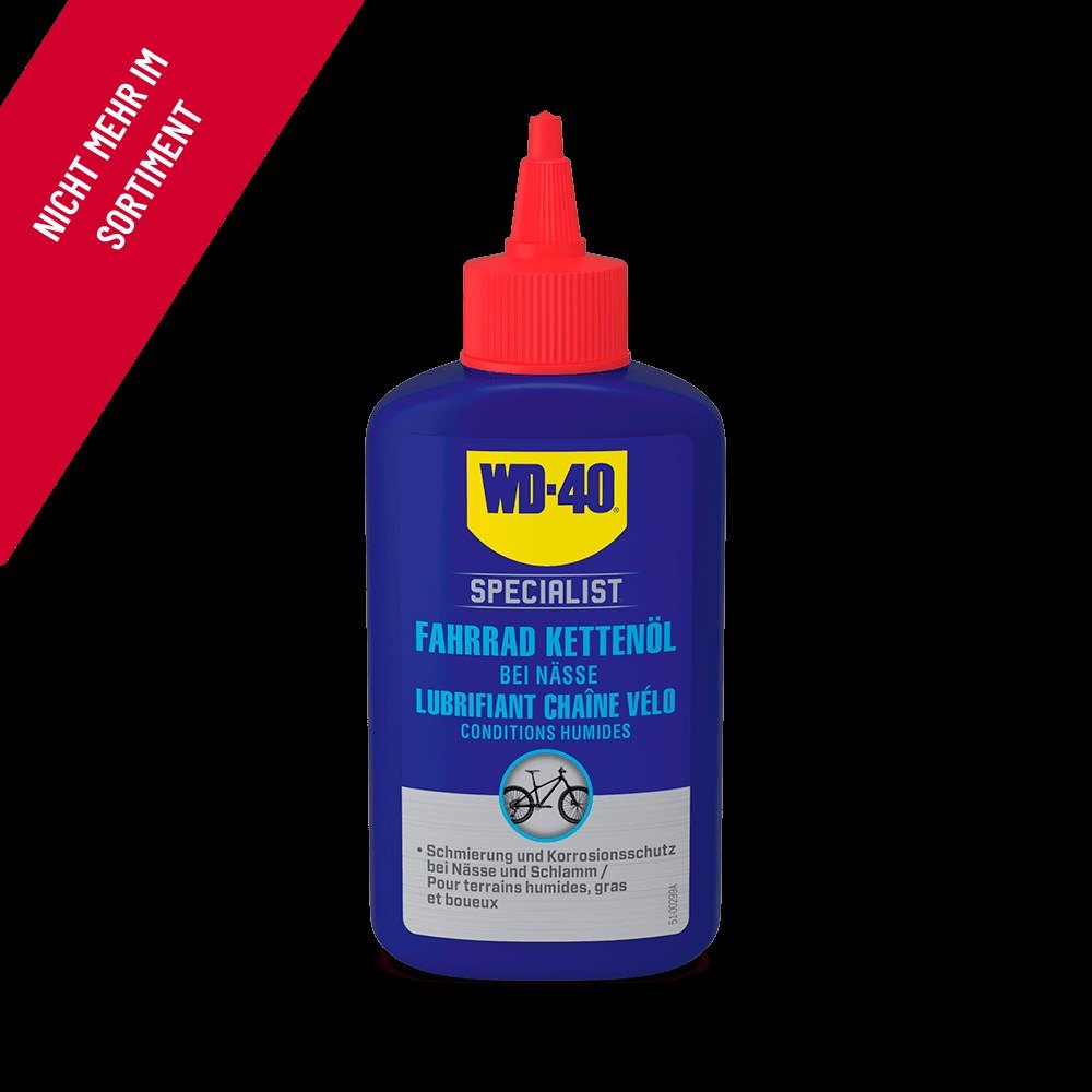Lube the chain with wet lube