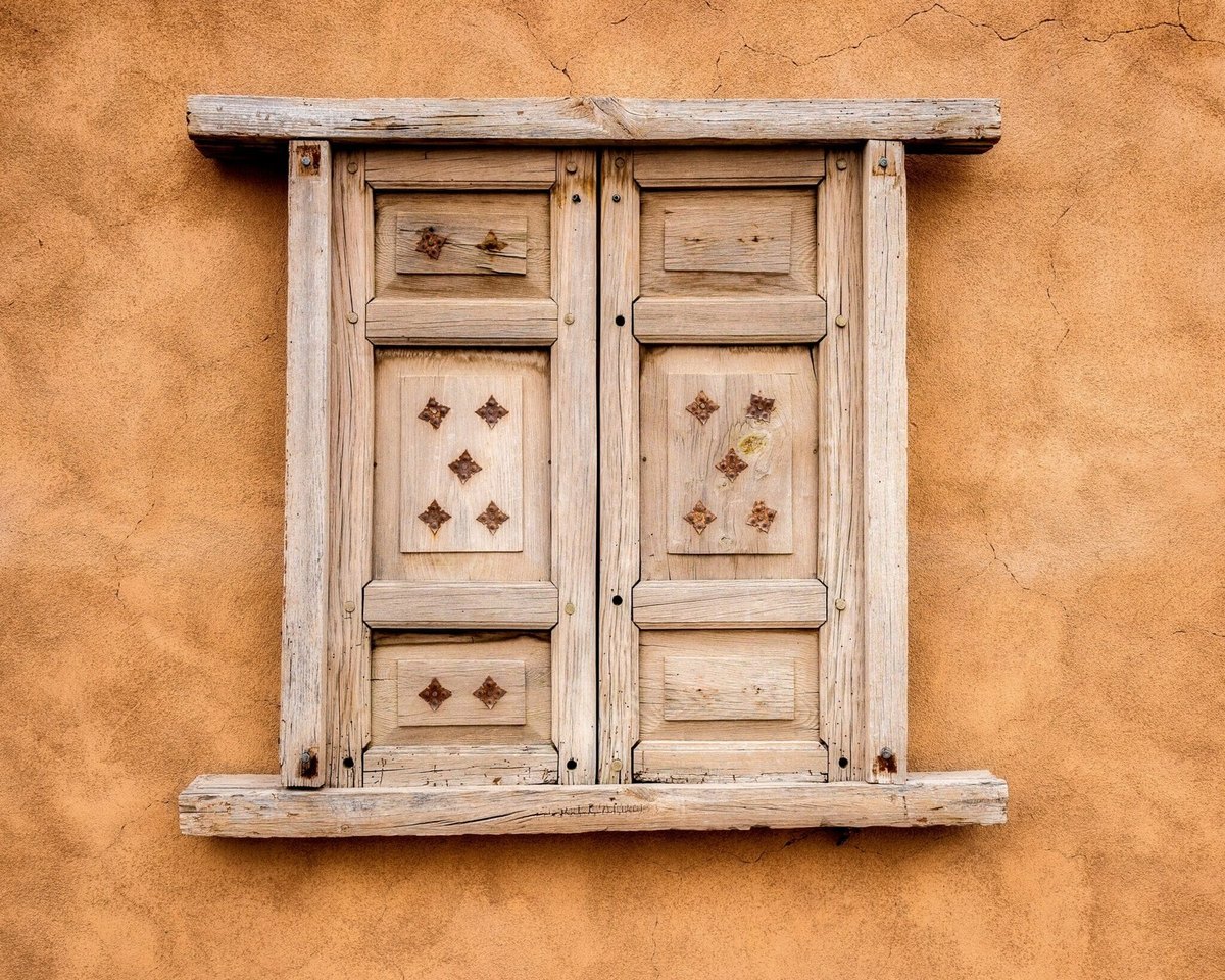 Wash the shutters and lubricate the hinges