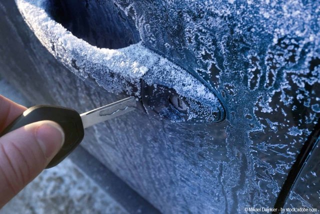 How to Open a Frozen Lock