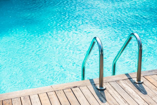 How to prevent rust around a swimming pool