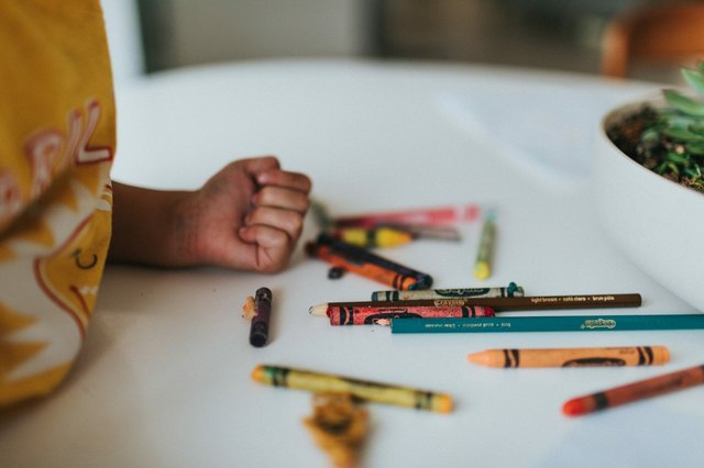 How to remove crayon, paint and marker marks