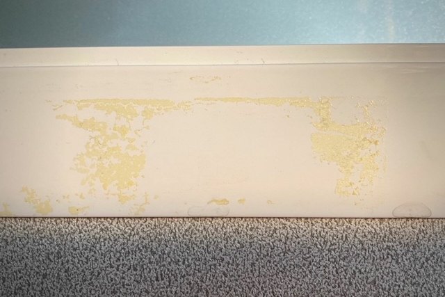 How to remove glue residue from plastic