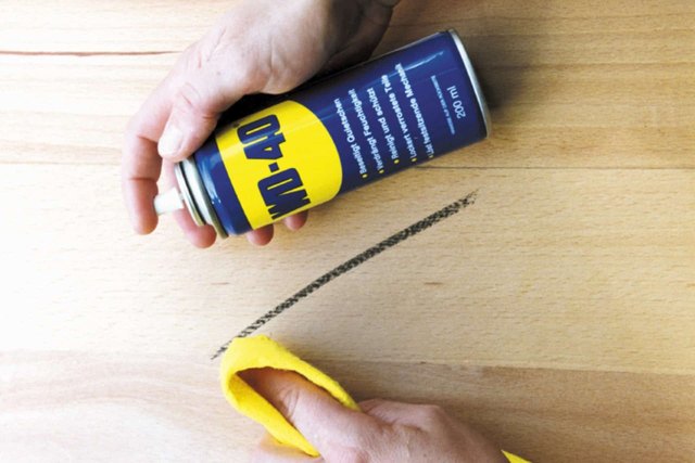 How to remove black rubber scuff marks from floors