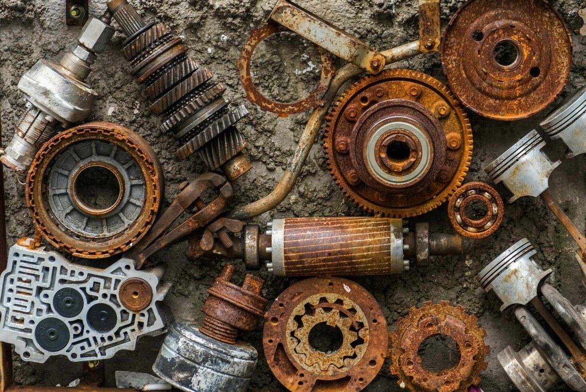 Remove loose rust