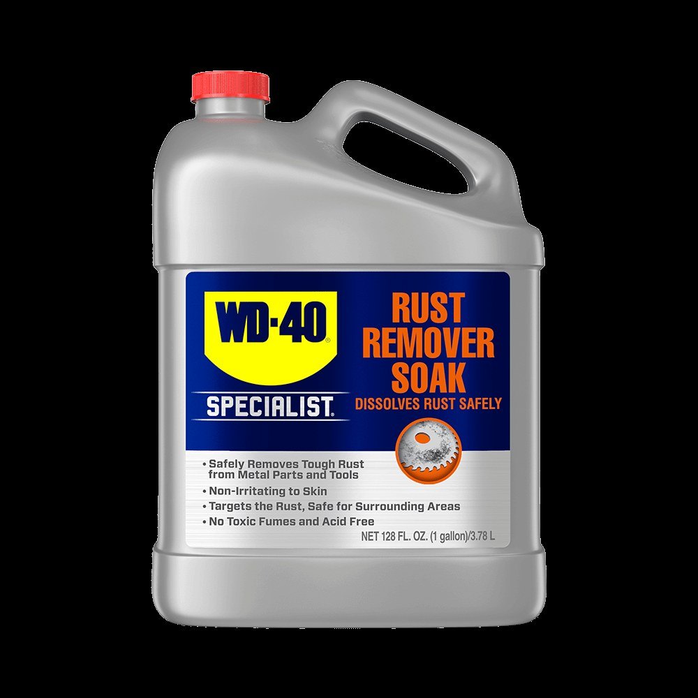 Apply lubricant to the rust