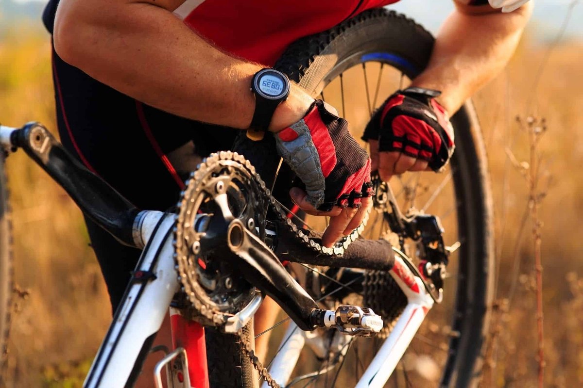 Take the chain off the bike