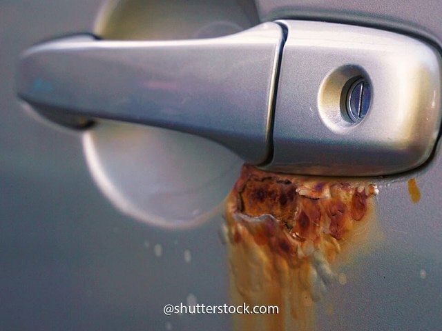 How to repair car paint with rust spots