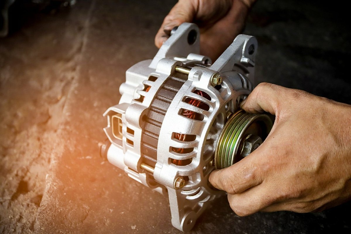 Prepare the car for alternator removal