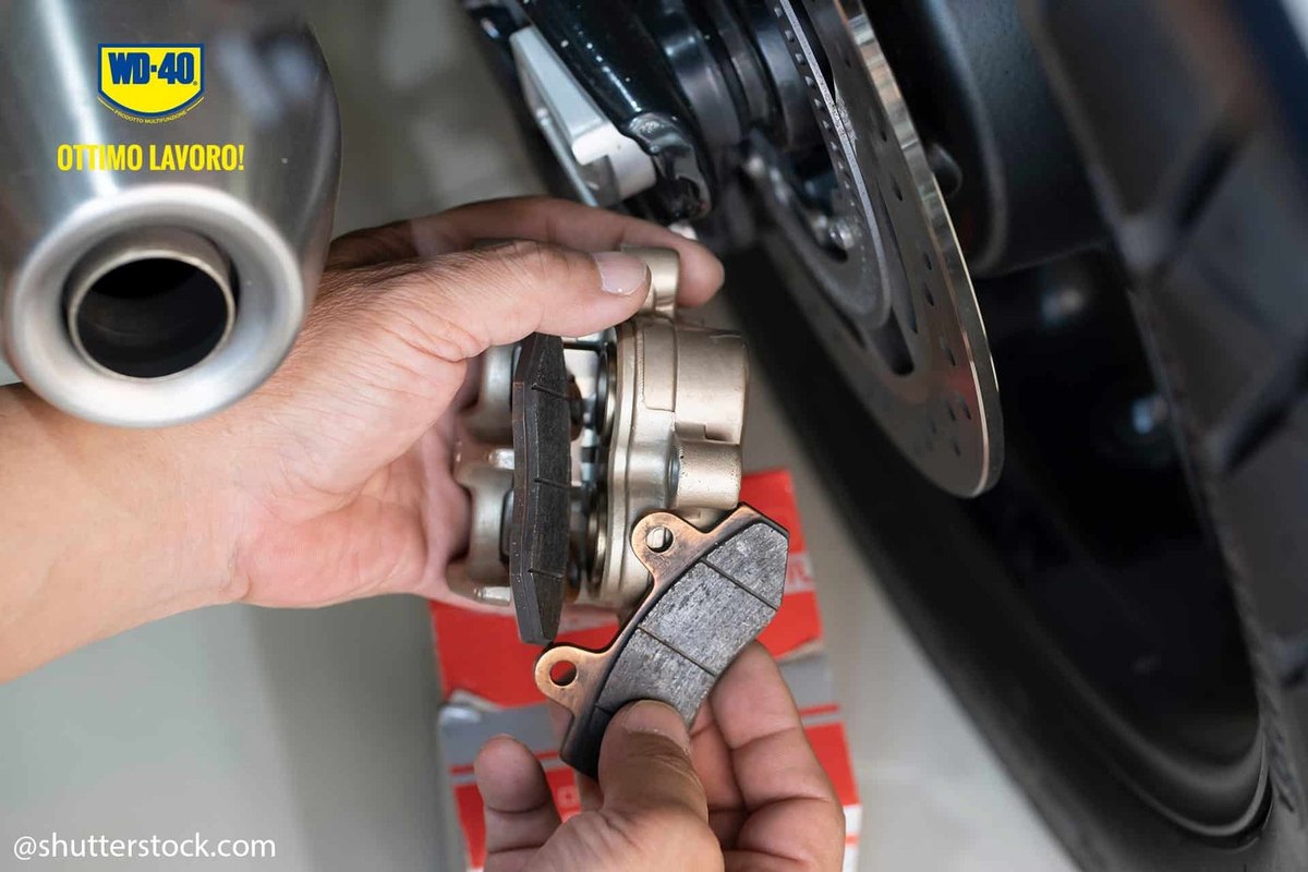 Clean the brakes thoroughly