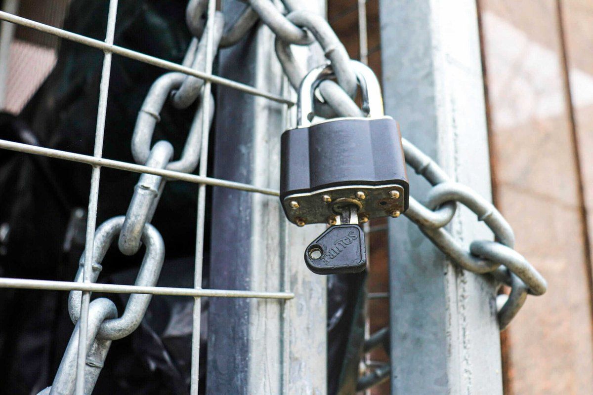 Clean the dirt off the lock